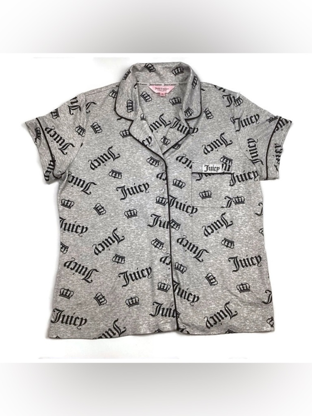Juicy Couture Sleepwear Sleep Shirt PJ Pajama Top New without tag